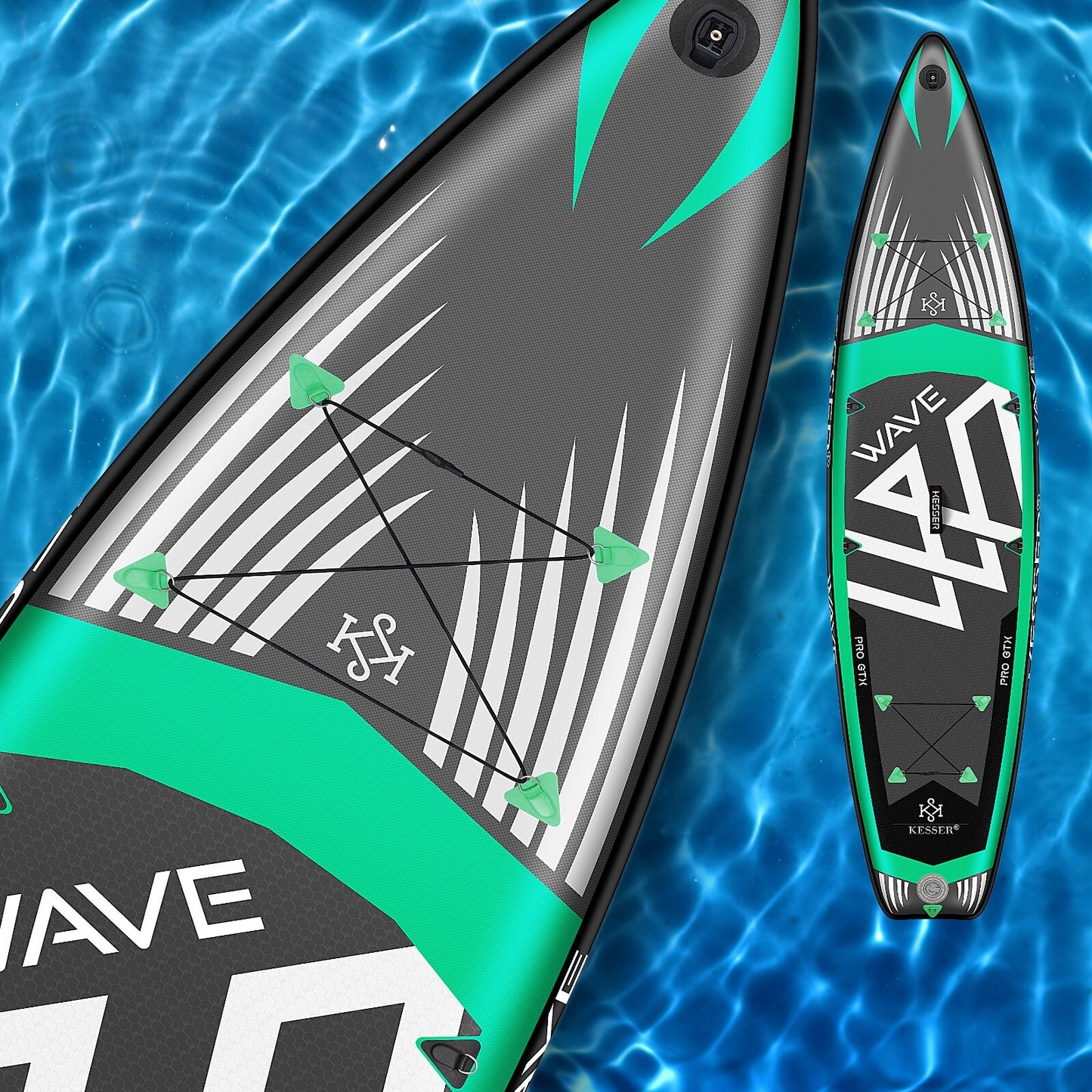 KESSER® SUP Board Set GTX Mit Sitz Stand up Paddle Aufblasbar Surfboard Paddling