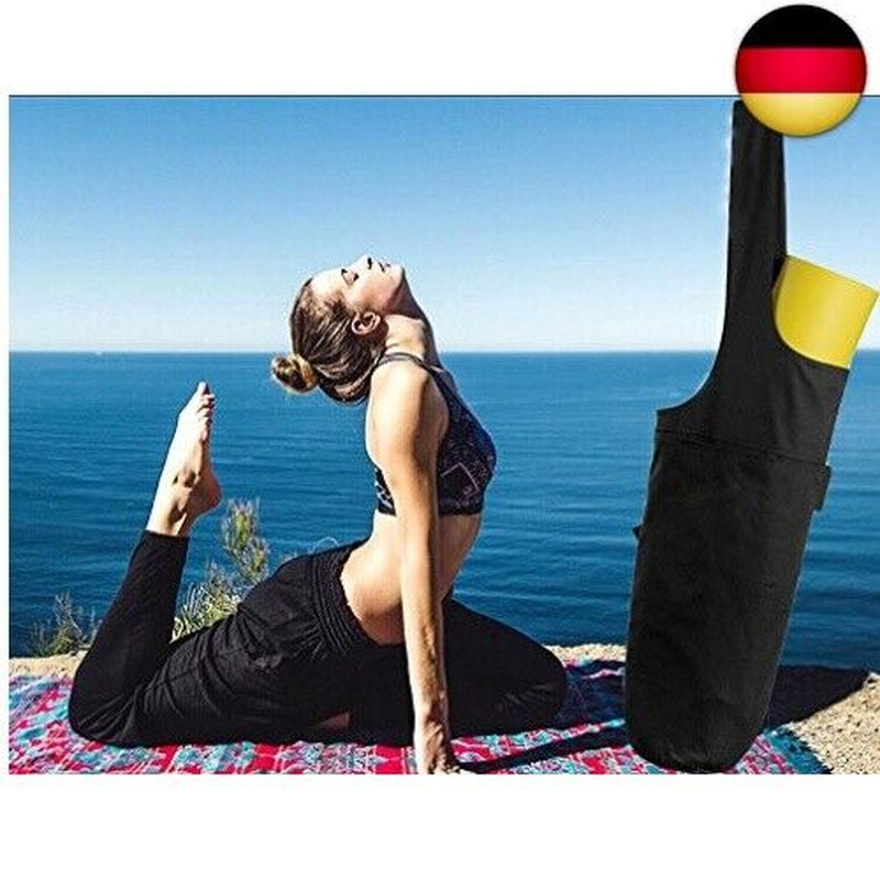 Onegenug Vianber Yoga Matte Tasche, Faltbare Leinwand Yoga Übung Matte Tote