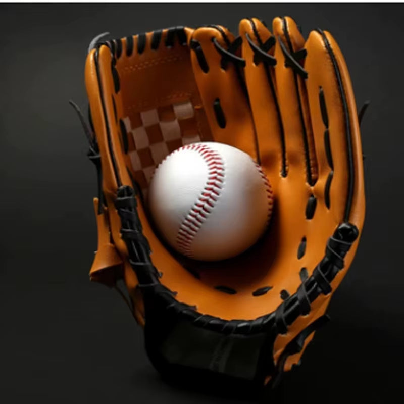 Outdoor Sport Baseball Glove Softball Practice Equipment Size 9.5/10.5/11.5/12.5 Left Hand for Kids/Adults Man Woman Training