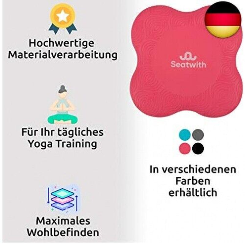 Yoga-Knie-Pad 2Er Pack Kniekissen Mit Transportbeute