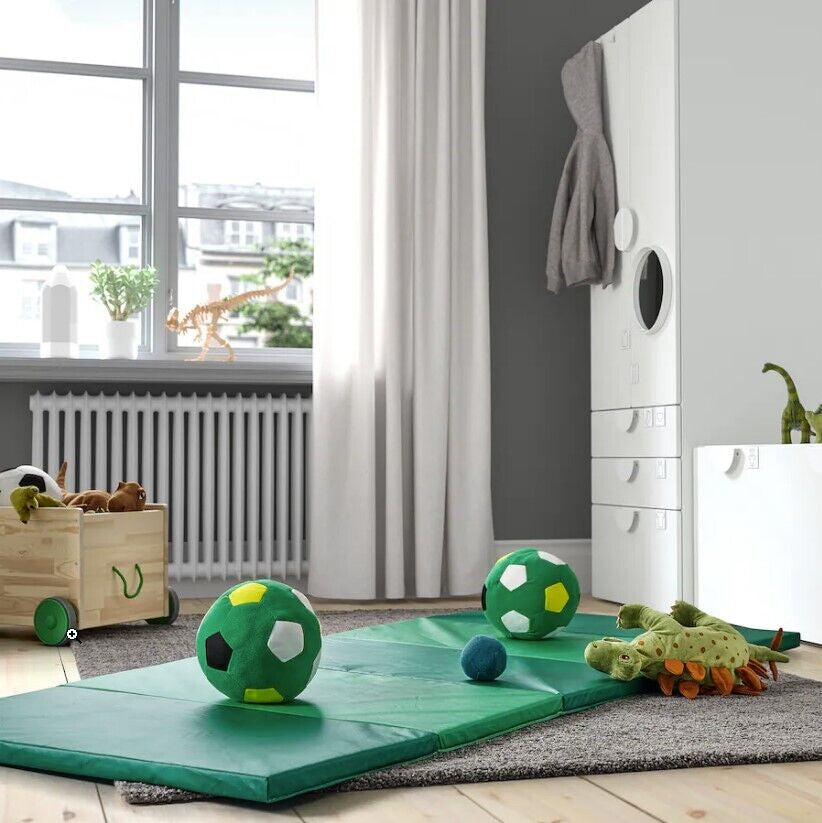 IKEA PLUFSIG Gymnastikmatte Faltbar Turnmatte Bodenmatte Spielematt Yogamatte