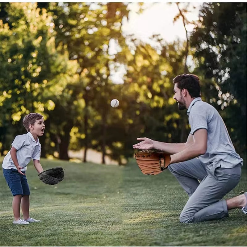 Outdoor Sport Baseball Glove Softball Practice Equipment Size 9.5/10.5/11.5/12.5 Left Hand for Kids/Adults Man Woman Training