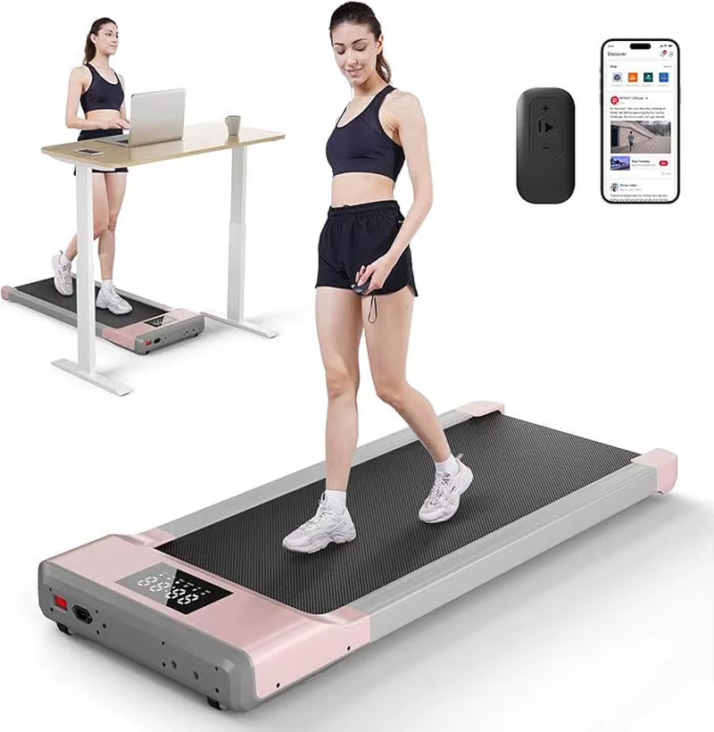 3 in 1 2.5 HP Walking Pad Treadmills 300Lb, under Desk Treadmill Pad for Home/Office/Exercise