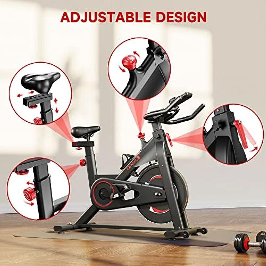Heimtrainer Fahrrad Fitnessbike Ergometer Hometrainer Indoor Bike Bis 150Kg DE