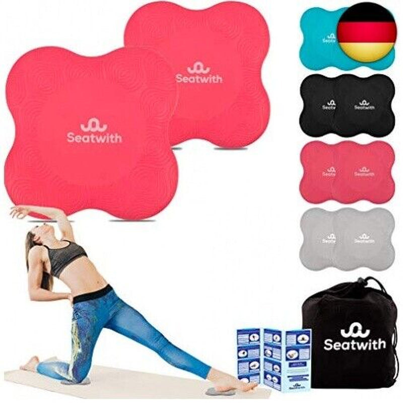 Yoga-Knie-Pad 2Er Pack Kniekissen Mit Transportbeute