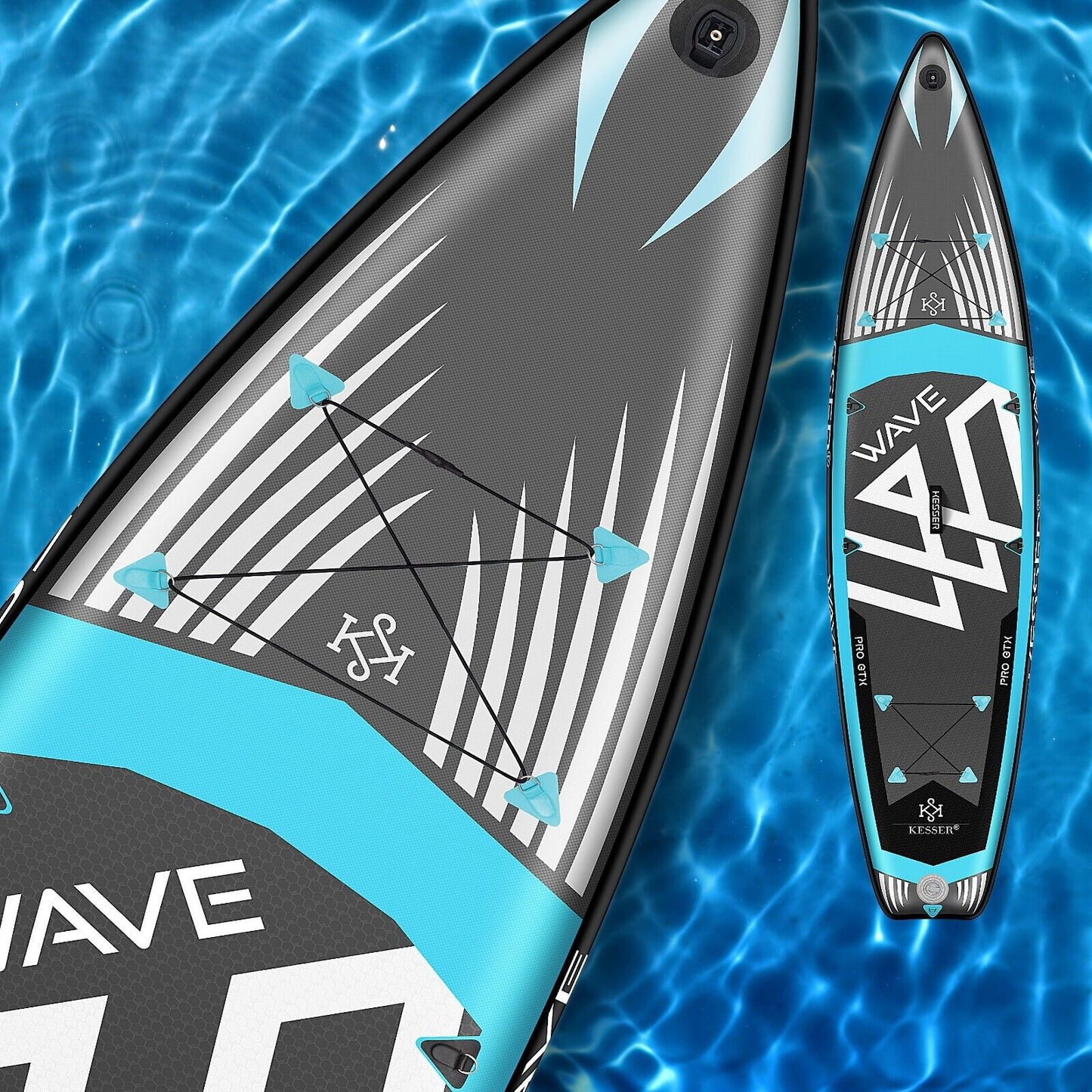KESSER® SUP Board Set GTX Mit Sitz Stand up Paddle Aufblasbar Surfboard Paddling