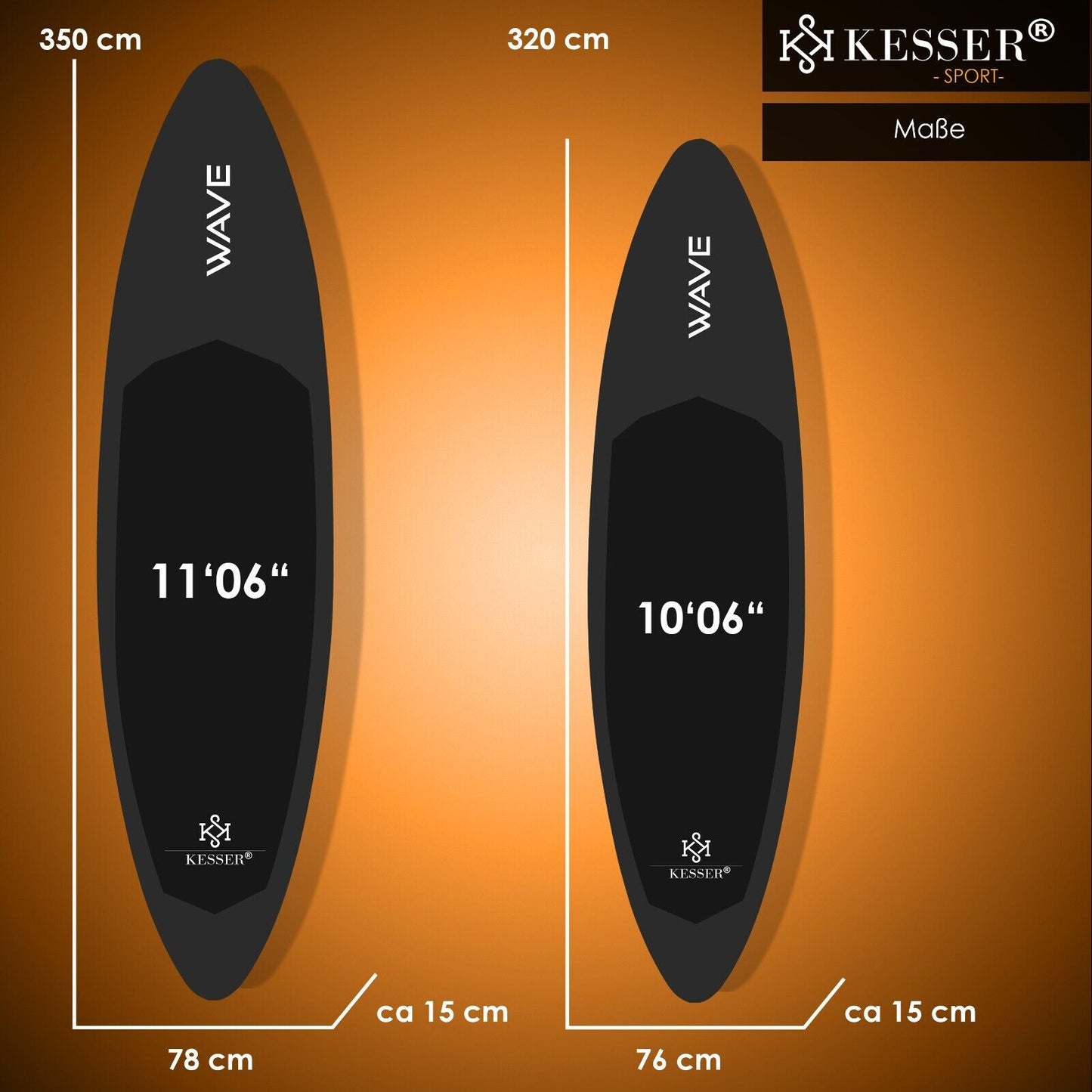KESSER® SUP Board Set GTX Mit Sitz Stand up Paddle Aufblasbar Surfboard Paddling