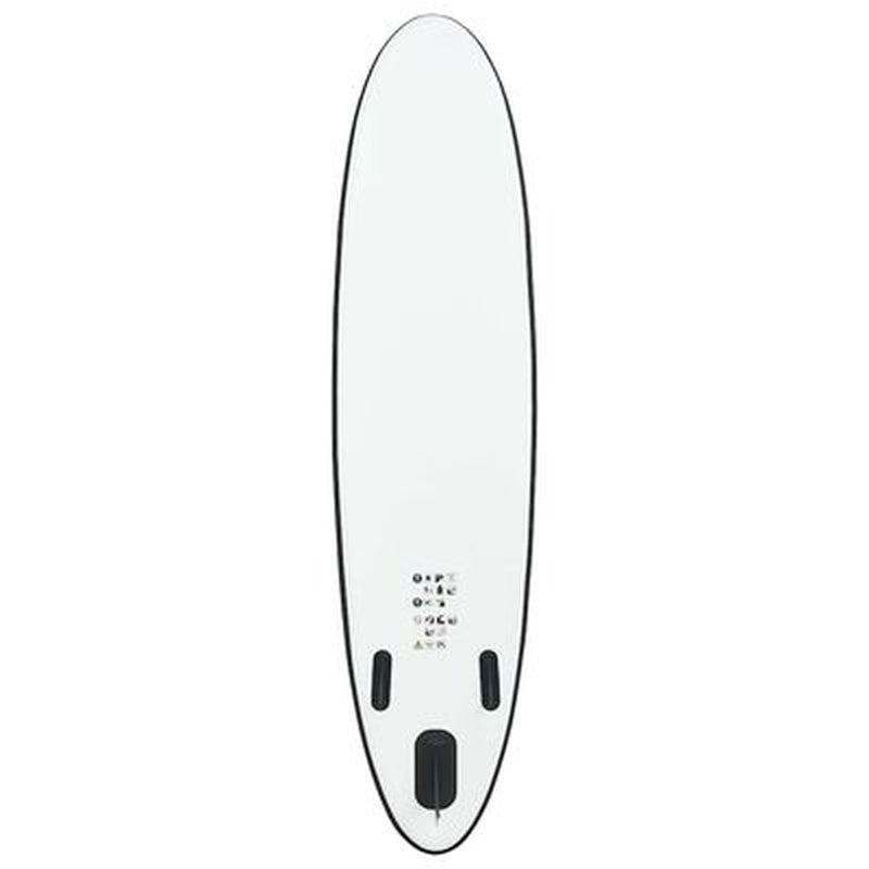 Aufblasbares Stand up Paddle Board Set Schwarz Und Weiß