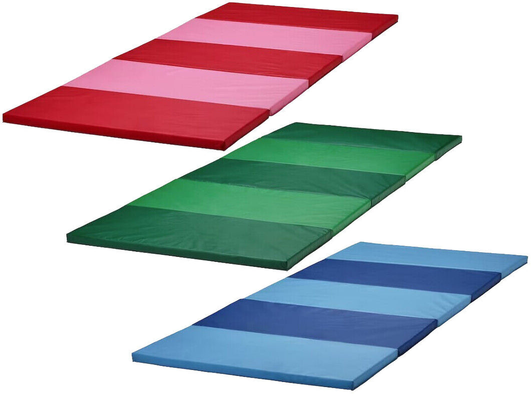 IKEA PLUFSIG Gymnastikmatte Faltbar Turnmatte Bodenmatte Spielematt Yogamatte