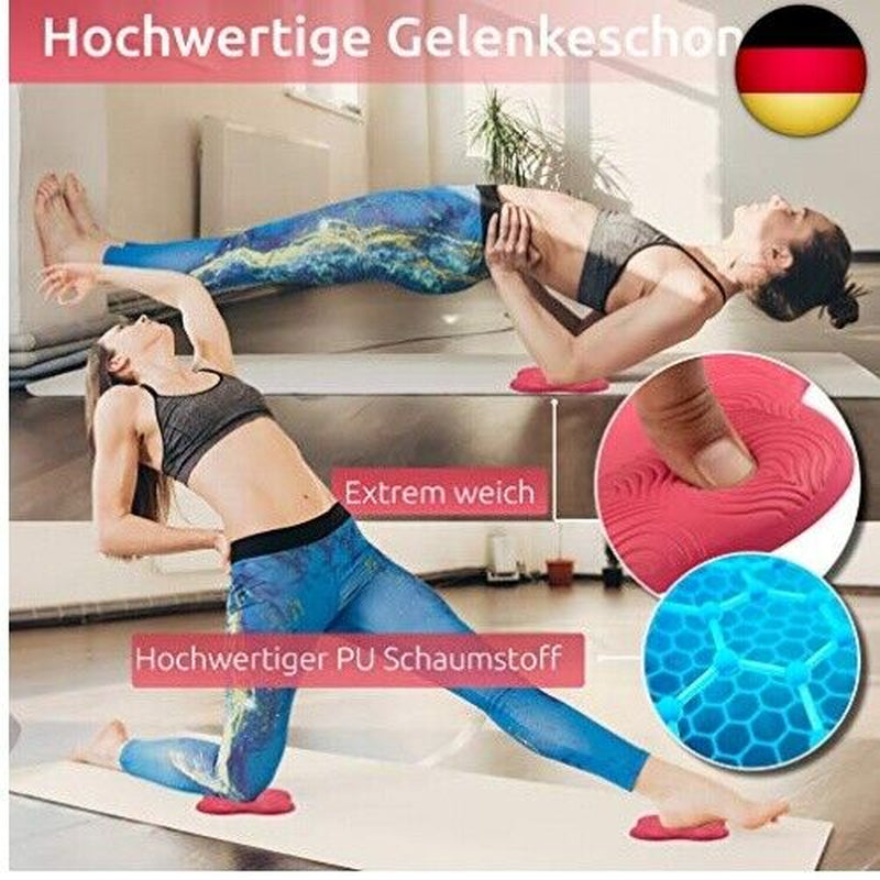 Yoga-Knie-Pad 2Er Pack Kniekissen Mit Transportbeute