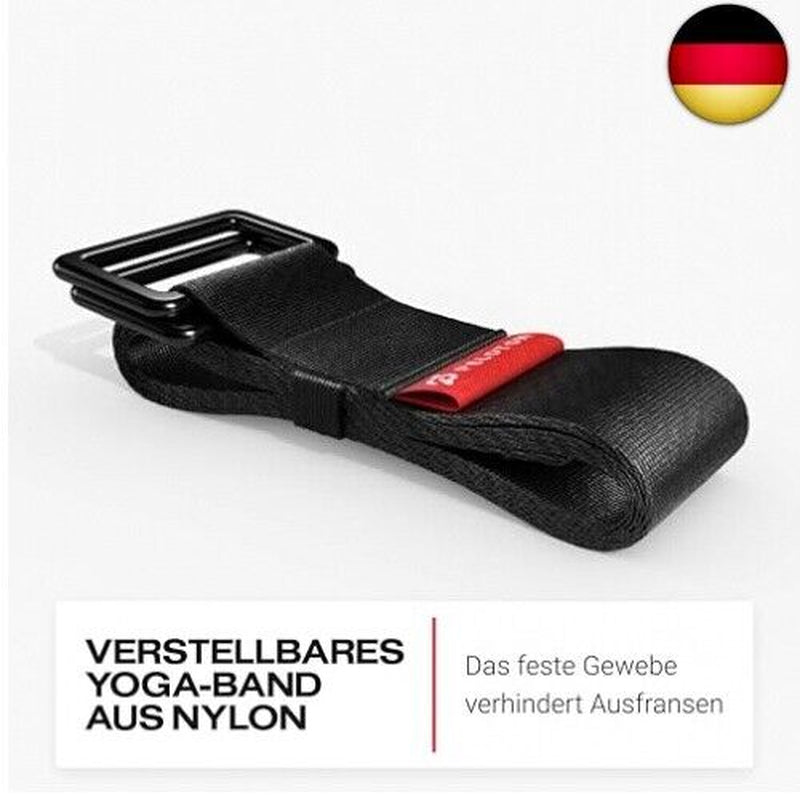 Peloton Yoga-Band | 183 Cm Langes, Verstellbares Und Langlebiges Nylon-Band Für