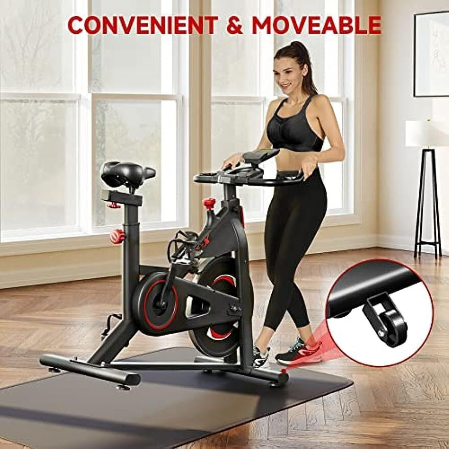 Heimtrainer Fahrrad Fitnessbike Ergometer Hometrainer Indoor Bike Bis 150Kg DE