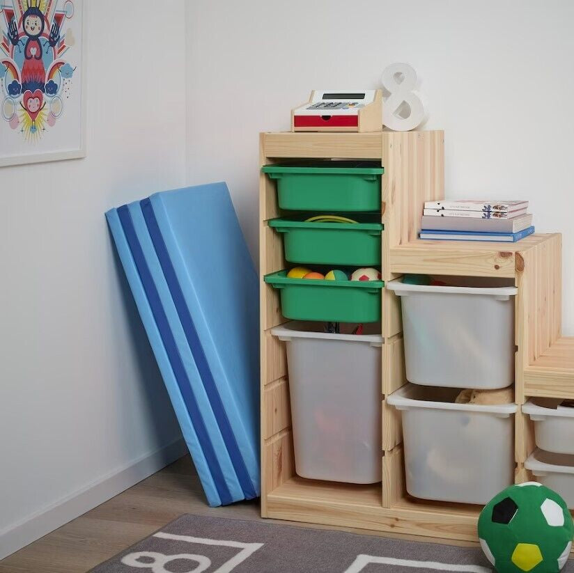 IKEA PLUFSIG Gymnastikmatte Faltbar Turnmatte Bodenmatte Spielematt Yogamatte