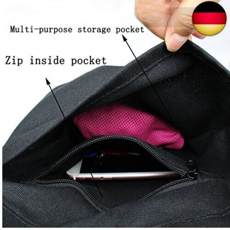 Onegenug Vianber Yoga Matte Tasche, Faltbare Leinwand Yoga Übung Matte Tote