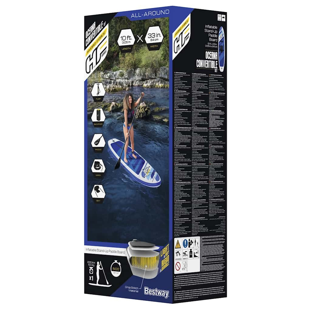 Hydro-Force Oceana SUP Stand up Paddle Board Aufblasbar Surfboard Bestway