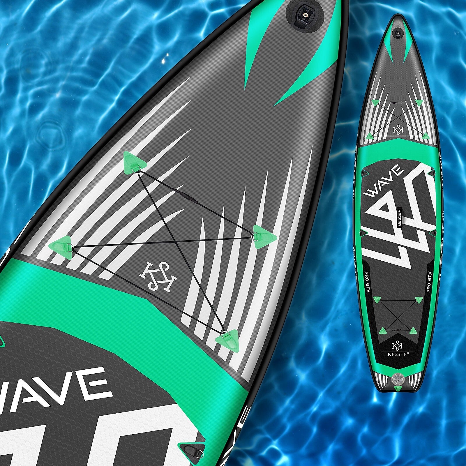 KESSER® SUP Board Set GTX Mit Sitz Stand up Paddle Aufblasbar Surfboard Paddling