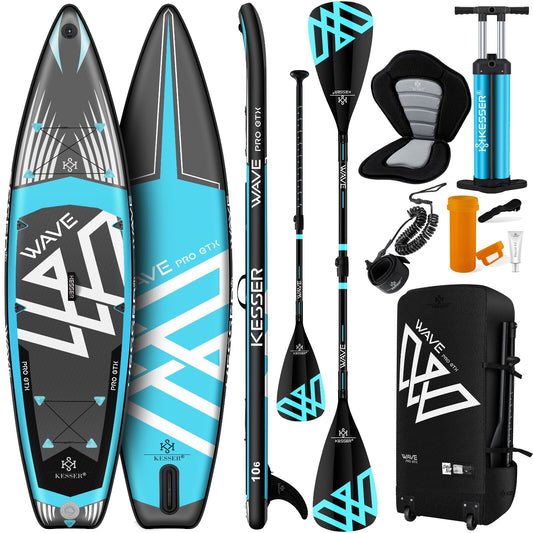 KESSER® SUP Board Set GTX Mit Sitz Stand up Paddle Aufblasbar Surfboard Paddling