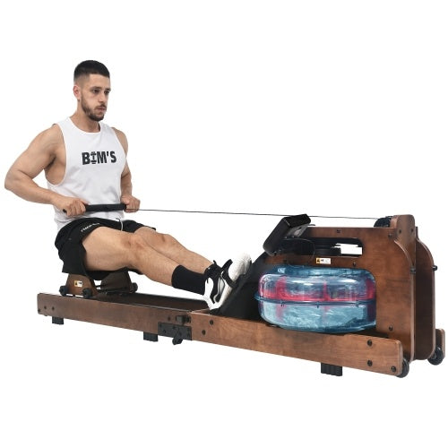 Holzernes Indoor-Heimfitness Rudergerat